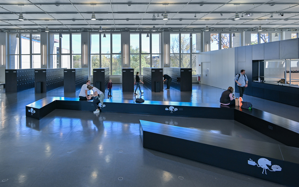 Deutsches Museum, Eingang, 3D Druck Fassade